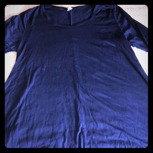 perfect T-87% polyester, 9% rayon, 4% spandex